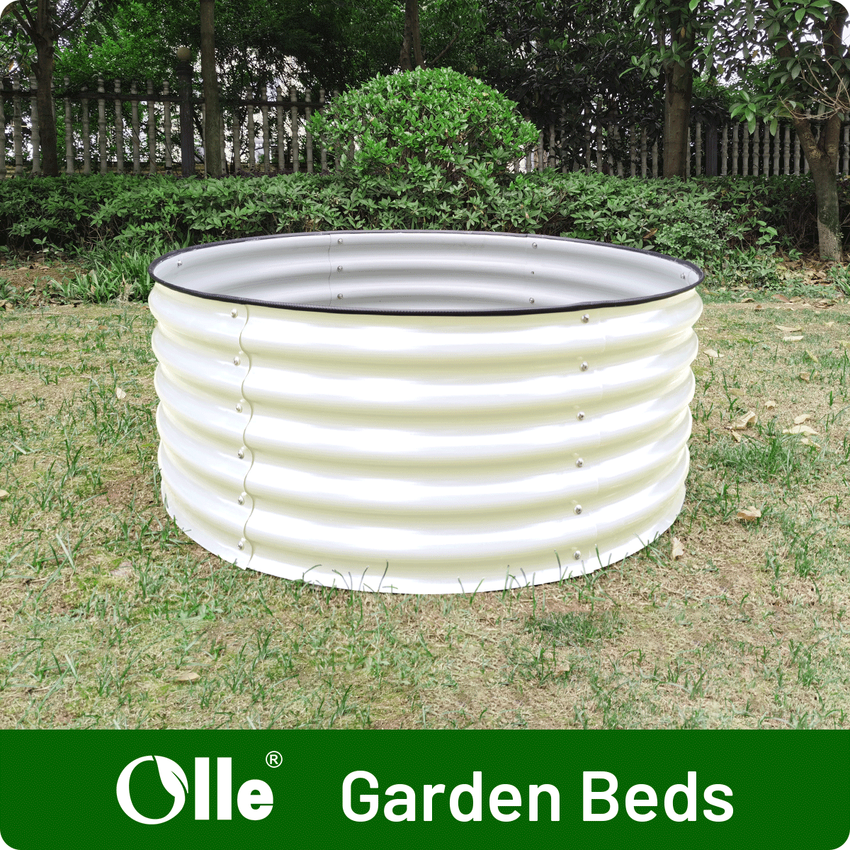 17" Tall x 42" Round Raised Garden Bed