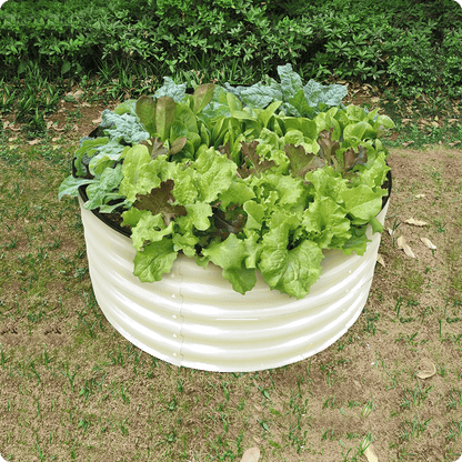 17" Tall x 42" Round Raised Garden Bed