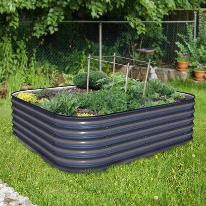 17" Tall 12-in-1 Metal Raised Garden Bed Kits