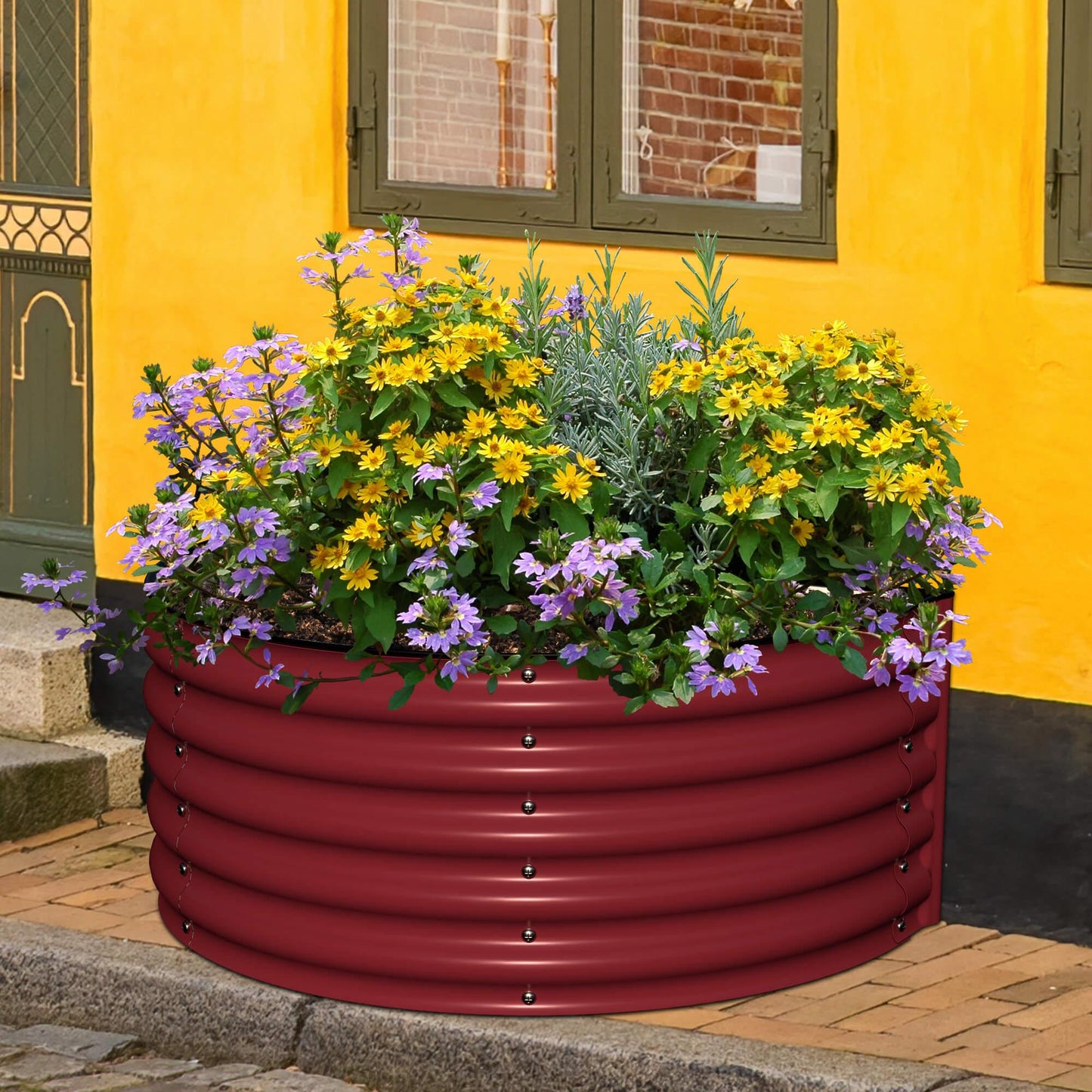 17" Tall Decorative Semi-Circle Raised Garden Bed Kits