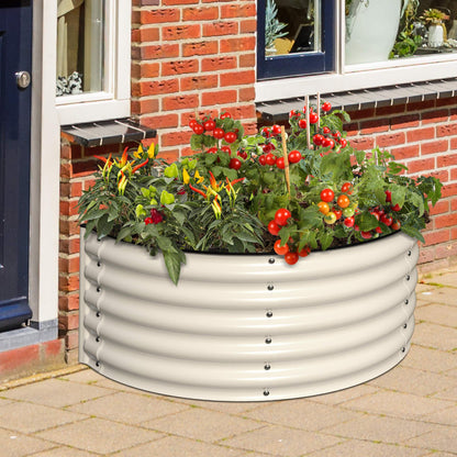 17" Tall Decorative Semi-Circle Raised Garden Bed Kits